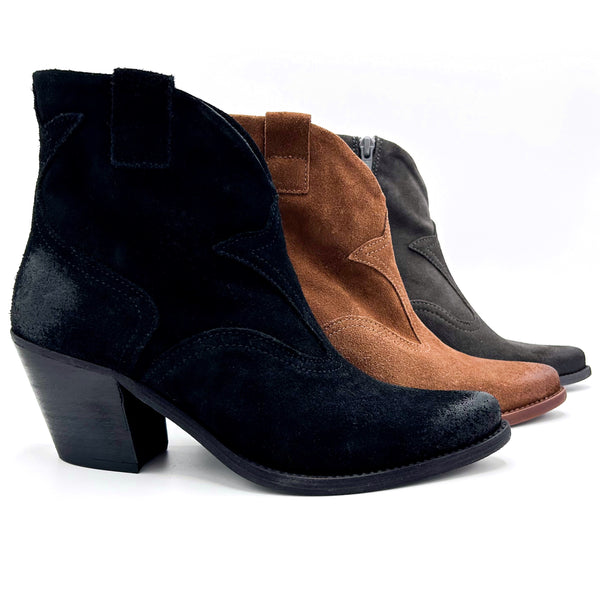 Suede Felmini Stivali Texani Texanino Felmini Suede – Gingercalzature