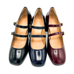 Carica l&#39;immagine nel visualizzatore di Gallery, Mary Jane  doppia fibbia tacco 60
