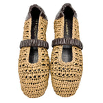 Carica l'immagine nel visualizzatore di Gallery, Ballerine Shaddy raffia e pelle
